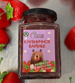 Варенье из Клубники баночка 290 г